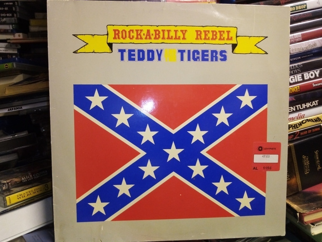 LP Teddy and the Tigers : ROCKABILLY REBEL ( SIS POSTIKULU)