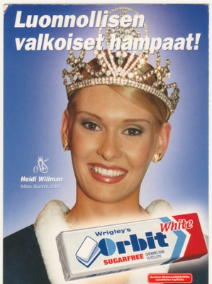 Heidi Willman Miss Suomi 2001