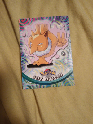 Hypno #97 Pokemon Topps TV Animation Edition Blue logo card