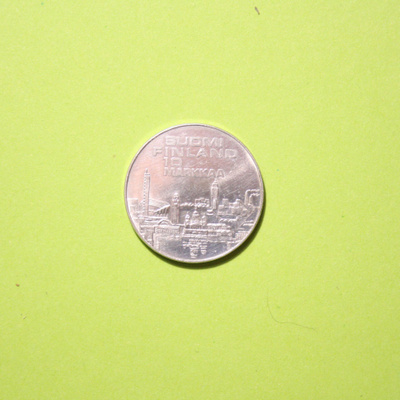 Hopeaa 10 Markkaa 1971