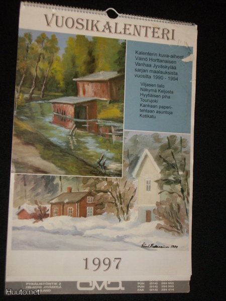 Väinö Horttanainen Vuosikalenteri 1997 Jyväskylä