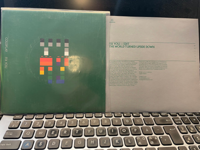 COLDPLAY - Fix You 7” vinyl single (Very Rare!)