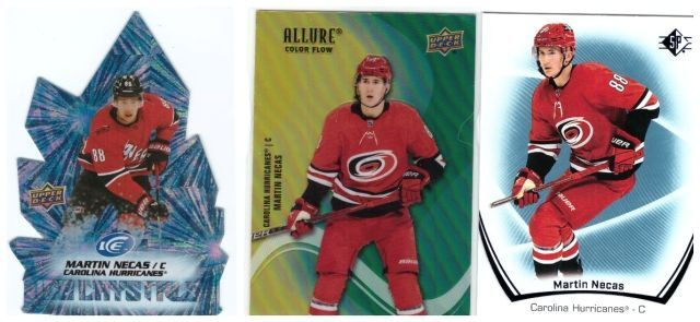 3 x MARTIN NECAS Hurricanes, ErikoisKortteja