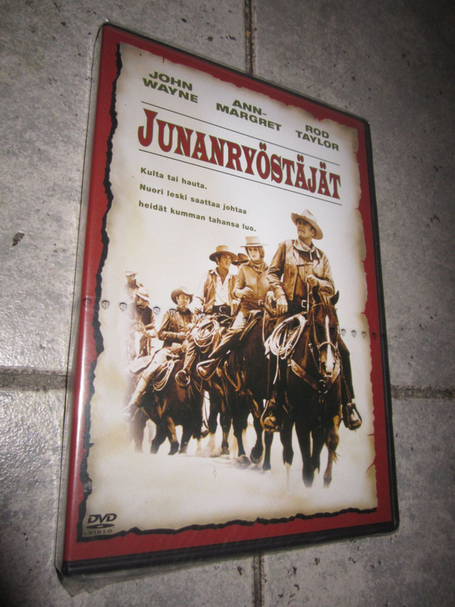 Junanryöstäjät -dvd (John Wayne) (1972) AVAAMATON UUSI