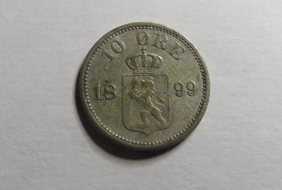Norja 10 öre 1899