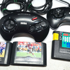 Sega Megadrive II konsoli laatikossaan + 3 peliä - pikkukuva 2