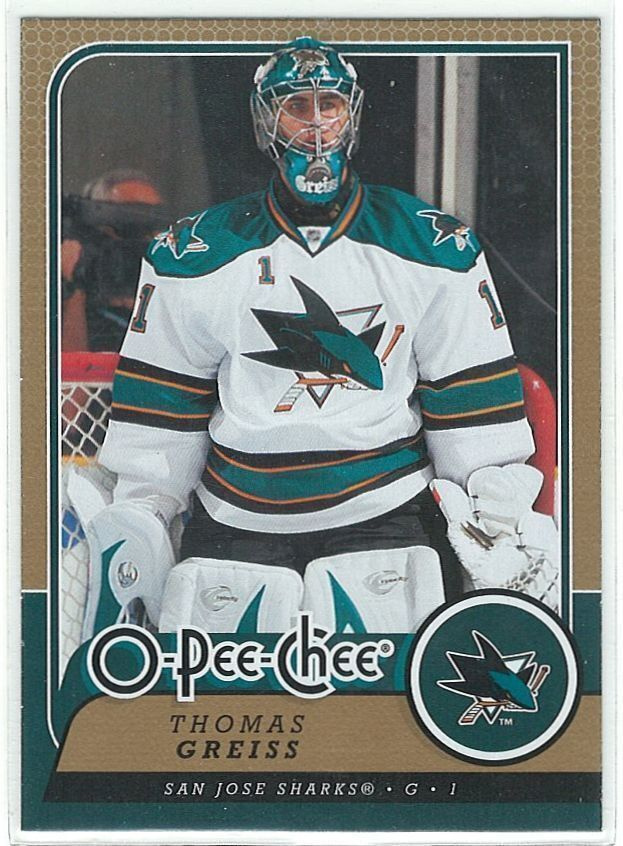 08-09 O-Pee-Chee #206 Thomas Greiss