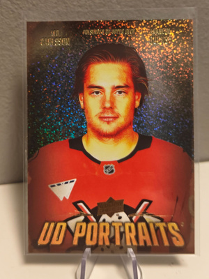 2026-27 UD Series 1 Speckle UD Portraits Leo Carlsson