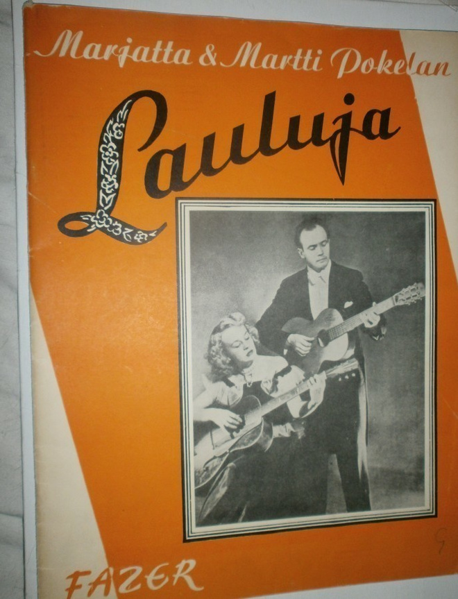 Marjatta & Martti Pokelan Lauluja, Fazer, 1950