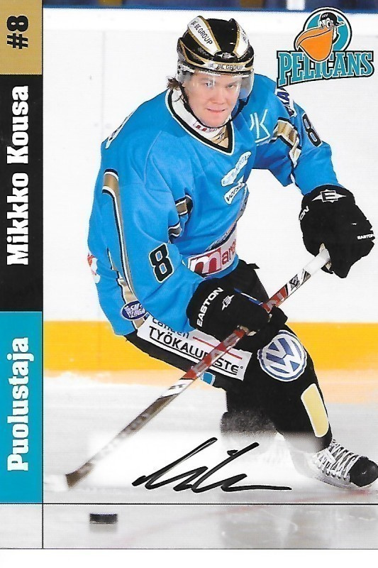 2009-10 Pelicans TeamIssue #8 Mikko Kousa