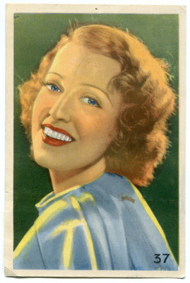 Filmitähti - Keräilykuva v. 1937 - Jeanette Mc Donald