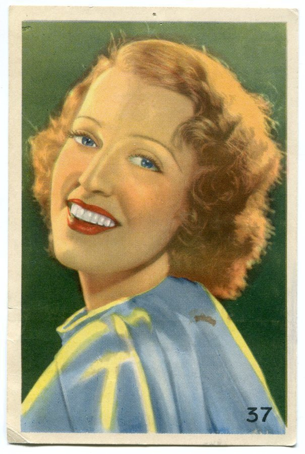 Filmitähti - Keräilykuva v. 1937 - Jeanette Mc Donald