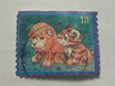 1718/ 2005 Leluja 1/4 o leimattu loisto