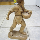 puuveistos "maanviljelijä" iso koko 37 cm ! - pikkukuva 1