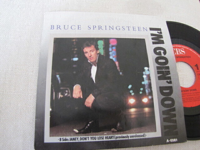 Bruce Springsteen I''m goin' down  7 45 Hollanti 1985