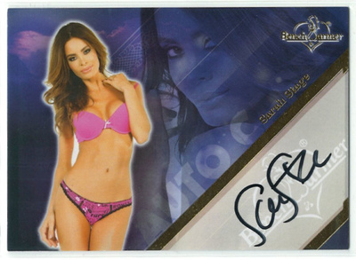 Bench Warmer 2013 Hobby Autograph Sarah Stage nimmari