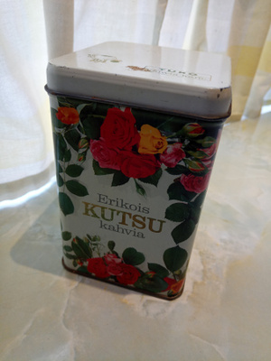 Erikois Kutsu kahvia purkki