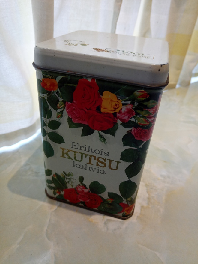 Erikois Kutsu kahvia purkki