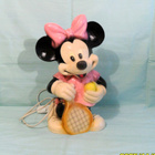 HYVÄ 80-LUVUN DISNEY MINNI HIIRI VALAISIN / FIGUURI 36 cm - pikkukuva 1