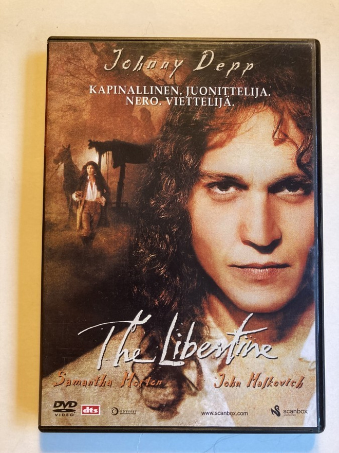 THE LIBERTINE, DVD, Denmore, Depp, Morton, Malkovich