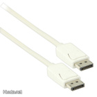 Valueline DisplayPort kaapeli, uros-uros, 2m, valkoinen UUSI - pikkukuva 2