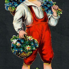 Wanha - Kaunis poika kukkineen 3 - 1900-luvun alku - pikkukuva 2