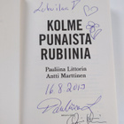 Pauliina Littorin : Kolme punaista rubiinia (signeerattu,... - pikkukuva 3