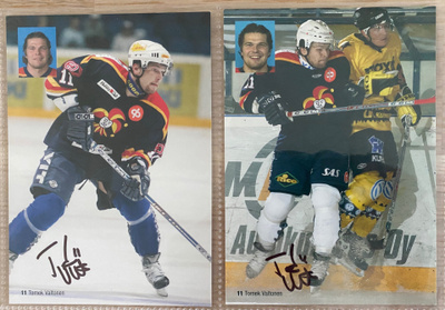 Tomek Valtonen Jokerit Team Issue nimikirjoituksella