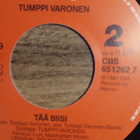 Tumppi Varonen . Päiväuneksija/Tää biisi. 7" single. - pikkukuva 4