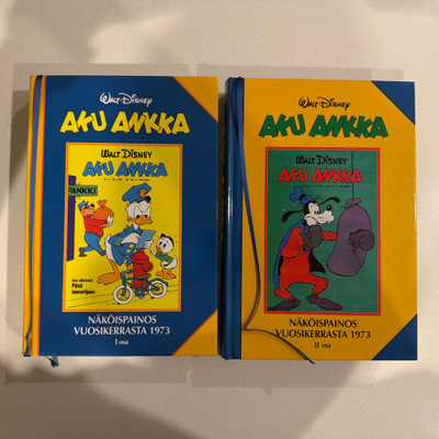 Aku Ankka näköispainos 1973 Osat 1 ja 2