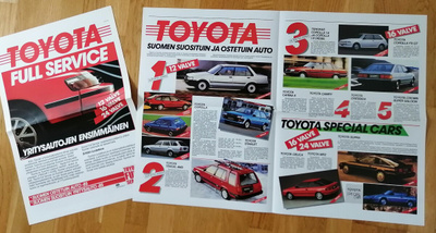 1986 Toyota Celica Corolla Supra jne esite
