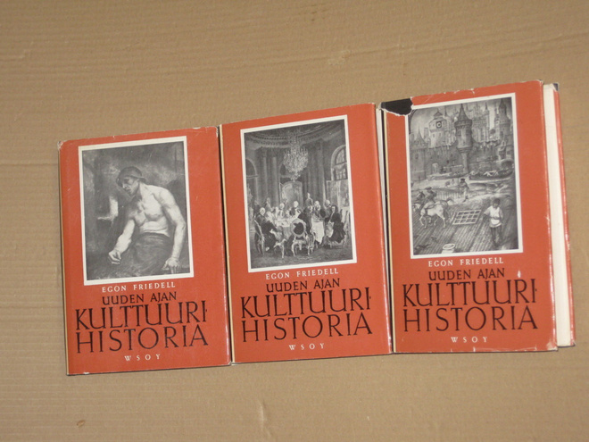 Friedell, Egon.  Uuden ajan kulttuurihistoria  1 - 3
