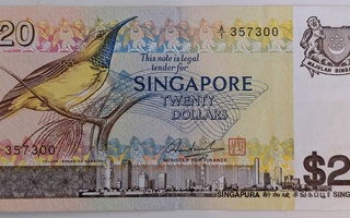 Singapore 20 Dollars 1979 A/1
