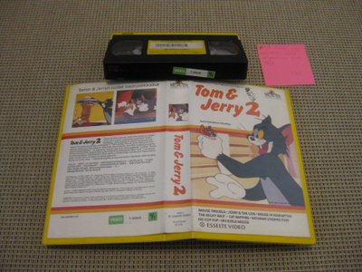 Tom & Jerry 2-VHS (FIx, Esselte Videon Valkokantiset)
