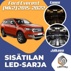 Ford Everest (MK2) Sisätilan LED-sarja 8-osainen - pikkukuva 1