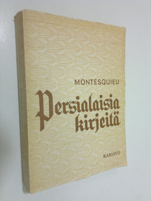 Montesquieu : Persialaisia kirjeitä