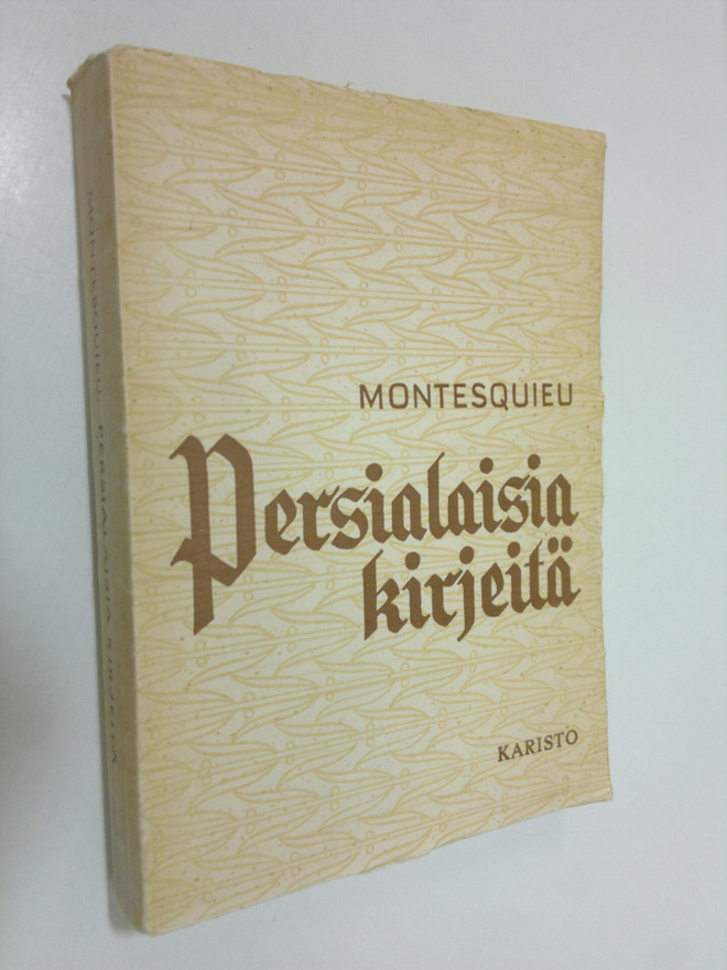 Montesquieu : Persialaisia kirjeitä