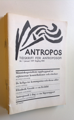 Antropos : Tidskrift för antroposofi Nr. 1-10 1977 januar...
