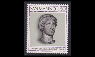 San Marino 1096 ** Postimerkkinäyttely Europa (1975)
