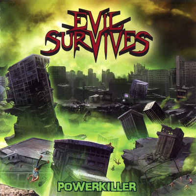 Evil Survives - Powerkiller (CD) HYVÄ KUNTO!!