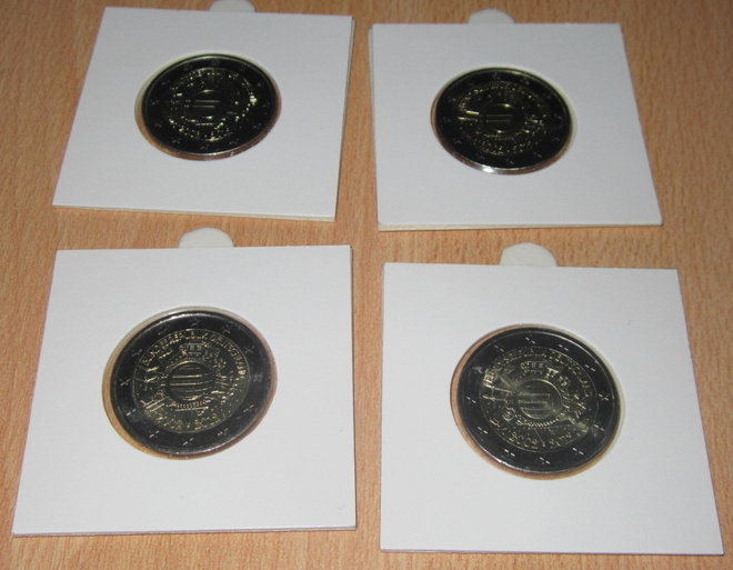 Saksa 2 € 2012 - Eurosetelit ja -kolikot 10 vuotta (UNC)