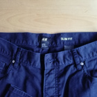H&M slim fit tum sin puuvilla farkut housut 33 - pikkukuva 1