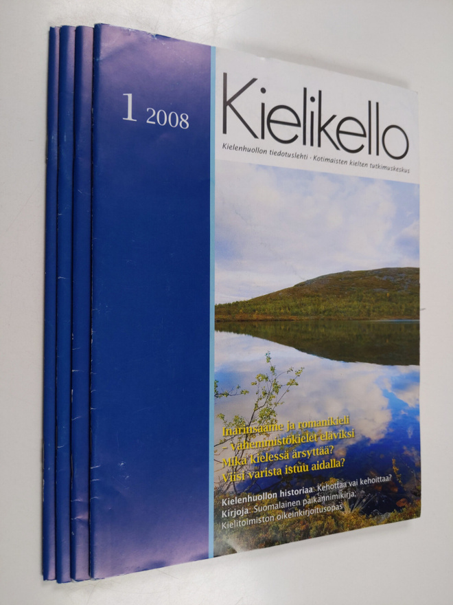 Kielikello 1-4/2008 (vuosikerta) : Kielenhuollon tiedotus...