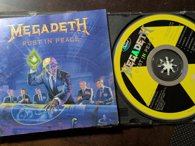 Megadeth - Rust In Peace (CD) Kaikkien Nimmarit!