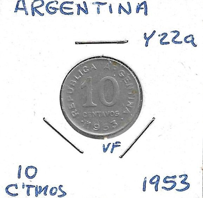 ARGENTINA 10C 1953 (KO-34)