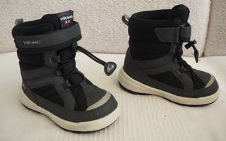 VIKING GORETEX talvikengät, koko 24, mustat, UUDENVEROISET