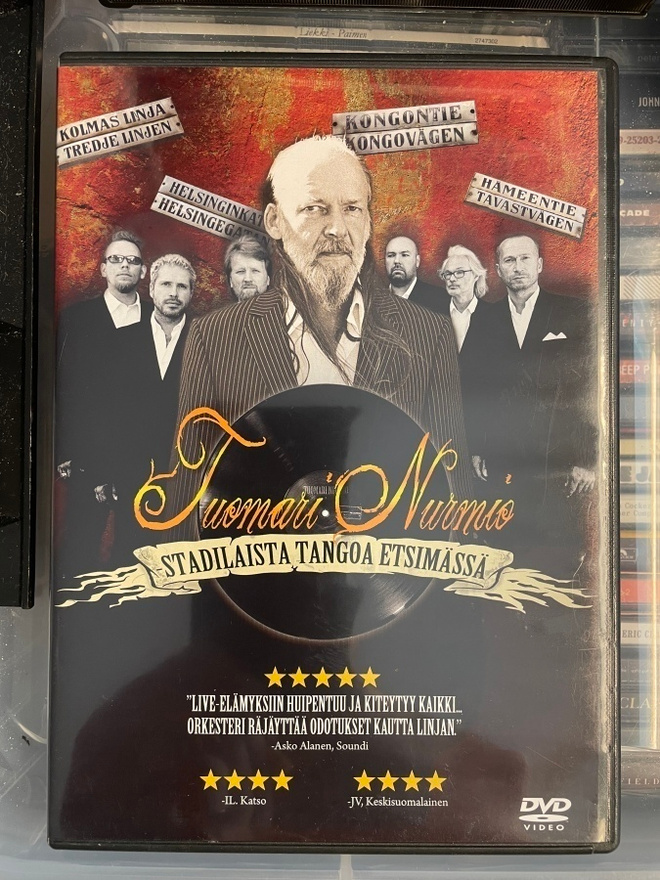 TUOMARI NURMIO - Stadilaista tangoa etsimässä DVD