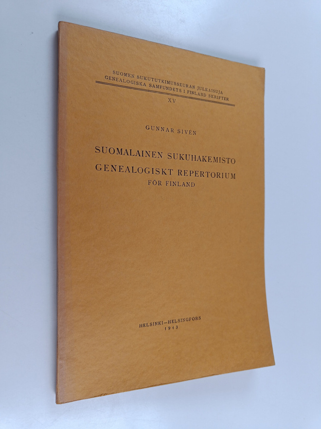 Gunnar Siven : Suomalainen sukuhakemisto = Genealogiskt r...