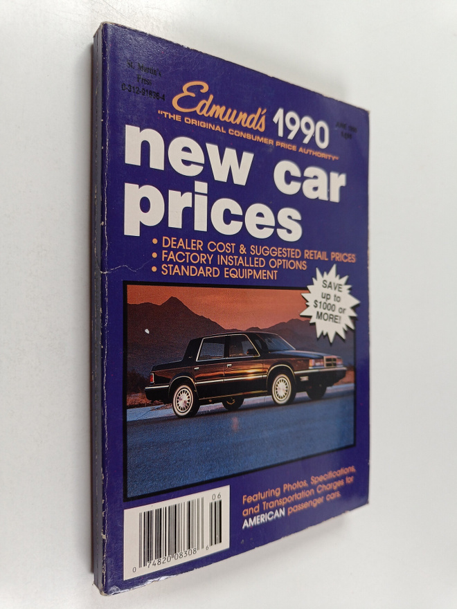 Edmund's 1990 - New car prices