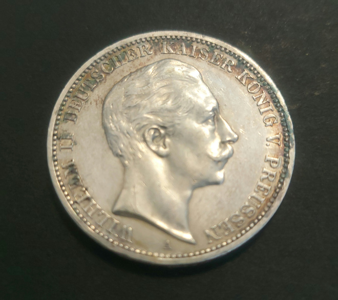 Hopea 3 Markkaa 1909 (Preussi)